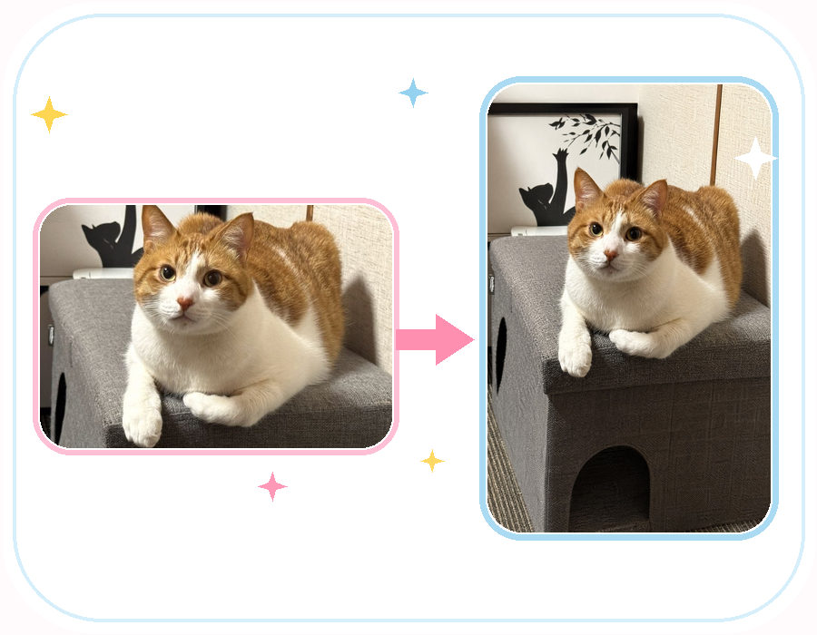 AI高品質リサイズ